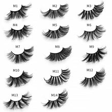 Load image into Gallery viewer, Hot selling 25mm8D imitation mink false eyelashes
