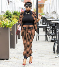 Load image into Gallery viewer, Print Button Jacket Pants Set（AY2354）
