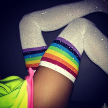 Load image into Gallery viewer, Sexy belt drilled knee long socks（AE4044）
