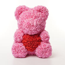 Load image into Gallery viewer, 40cm Rose bear hug bear Valentine&#39;s Day gift AE4124
