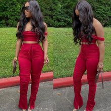Load image into Gallery viewer, Solid color one-shoulder suit（AY2288）

