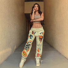 Load image into Gallery viewer, Street casual printed pants（AY1488)
