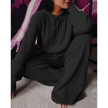 Load image into Gallery viewer, Pit strip loose hooded casual suit （AY1385）
