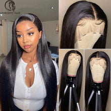 Load image into Gallery viewer, 13*4 180% Lace Front Straight human hair T-shaped (AH5024)
