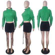 Load image into Gallery viewer, Pullover turtleneck sweater(AY2555)
