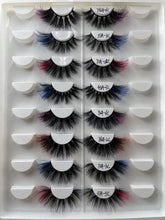 Load image into Gallery viewer, Color Mink Hair False Eyelashes (1pair ) AH5058
