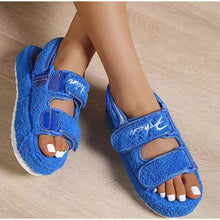 Load image into Gallery viewer, Fashion Platform Plush Sandals（HPSD230）
