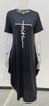 Load image into Gallery viewer, Solid color short-sleeved irregular dress（AY1376）
