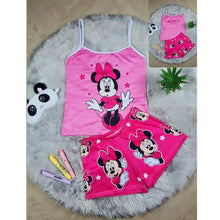 Load image into Gallery viewer, Graphic Print Suspender Shorts Set（AY2244）
