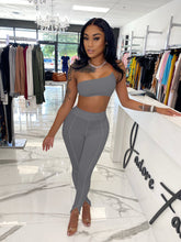 Load image into Gallery viewer, Sling-wrapped fishtail trousers sports suit
