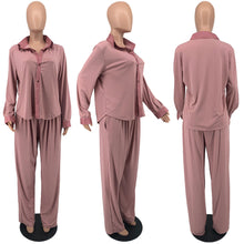 Load image into Gallery viewer, Casual loose two-piece set (without belt) AY2635
