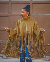 Load image into Gallery viewer, Solid color long-sleeved fringed top（AY1473）
