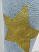 Load image into Gallery viewer, Sequin printed perforated pentagram jeans AY2754
