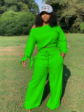 Load image into Gallery viewer, Hot selling solid color wide leg pants suit
