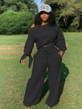 Load image into Gallery viewer, Hot selling solid color wide leg pants suit
