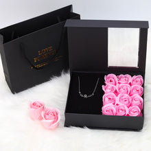 Load image into Gallery viewer, Christmas Valentine&#39;s Day 12 roses gift box (with necklace)AE4069
