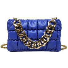 Load image into Gallery viewer, Fashion plaid thick chain portable small square bag（AB2060）
