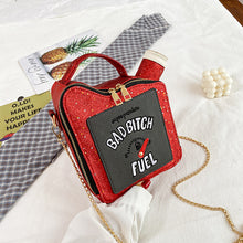 Load image into Gallery viewer, Personalized laser sequined letter oiler messenger bag（AB2088）
