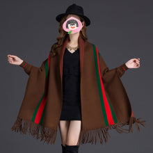 Load image into Gallery viewer, Fringed cape with sleeves（AY1489）
