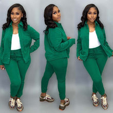 Load image into Gallery viewer, New solid casual two-piece set (AY2539)
