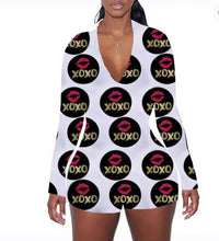 Load image into Gallery viewer, Valentine&#39;s Day rose print jumpsuit AH2033
