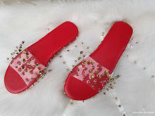 Load image into Gallery viewer, rivet fashion slippers
