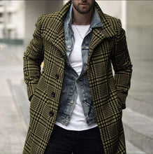 Load image into Gallery viewer, Hot selling men&#39;s plaid woolen coat(A11309)
