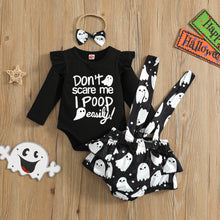 Load image into Gallery viewer, Halloween children&#39;s long sleeve + skirt + hair band 3-piece set  AY2441
