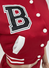 Load image into Gallery viewer, Fashion letter stitching shorts baseball uniform two piece set（AY1782）
