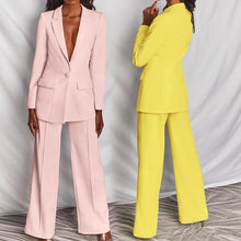 Load image into Gallery viewer, Fashion solid color suit（AY2359）
