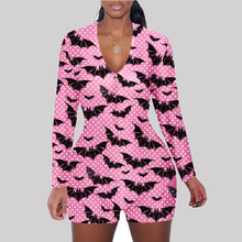 Load image into Gallery viewer, Halloween print long sleeve jumpsuit（AY1436）
