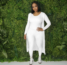 Load image into Gallery viewer, Solid color long cardigan pants suit（AY1224）
