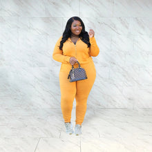 Load image into Gallery viewer, fashion solid color long-sleeved casual suit（AY1372)
