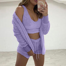 Load image into Gallery viewer, Plush long sleeve three piece set（AY2491）
