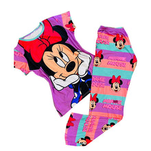 Load image into Gallery viewer, women&#39;s cartoon printed short-sleeved trousers two-piece suit
