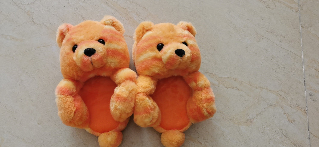 New style parent-child teddy bear slippers(Adult+children)