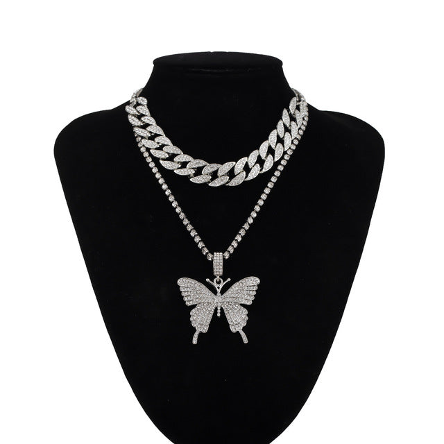 Hot selling butterfly necklace