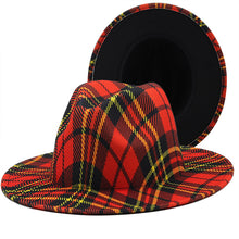 Load image into Gallery viewer, Fashion cool color matching jazz hat（AE4072）
