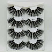 Load image into Gallery viewer, 25mm mink eyelashes(4 pairs)
