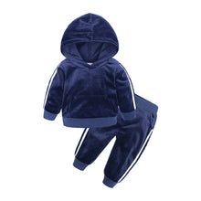 Load image into Gallery viewer, Hot selling children&#39;s hooded sweater set(A1161-1)
