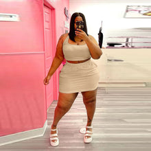 Load image into Gallery viewer, Fashion leisure two-piece Plus suit AY1061

