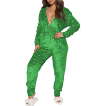 Load image into Gallery viewer, New Christmas 2022 plaid pajamas home wear with hoodie casual home wear AY2574
