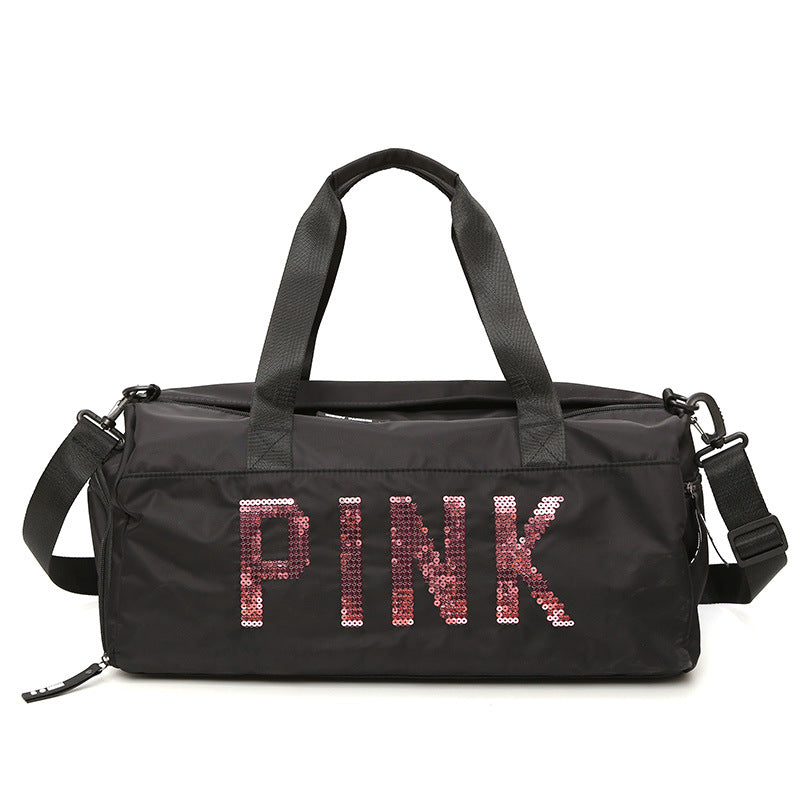 Fashion pink gym bag travel bag（AB2065）