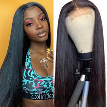 Load image into Gallery viewer, 4*4 lace closure wigs Human hair 180% Density Straight Wigs(AH5040)
