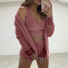 Load image into Gallery viewer, Plush long sleeve three piece set（AY2491）
