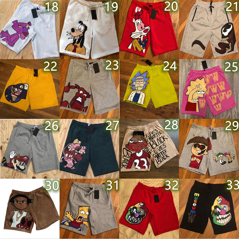 Men cartoon print shorts（AY2081）