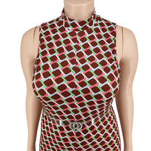 Load image into Gallery viewer, Plaid stand collar vest jumpsuit（AY2261）
