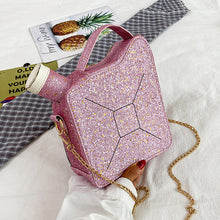 Load image into Gallery viewer, Personalized laser sequined letter oiler messenger bag（AB2088）
