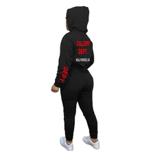 Load image into Gallery viewer, Personalized printed casual fashion hoodie two-piece set AY2566
