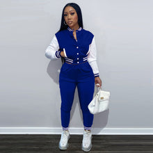Load image into Gallery viewer, Long-sleeved baseball uniform two-piece suit（AY1438）
